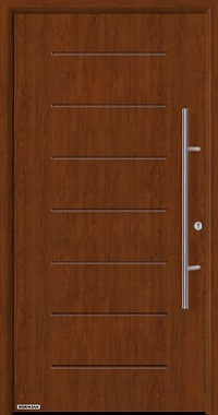 Входные двери Hormann Thermo 65 мотив 015 с декором в Новочеркасске