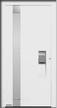 Двери входные алюминиевые ThermoCarbon Hormann - Мотив 306 в Новочеркасске